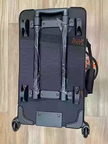 ProTec Pro Pac case back view showing the wheels and extendable handle