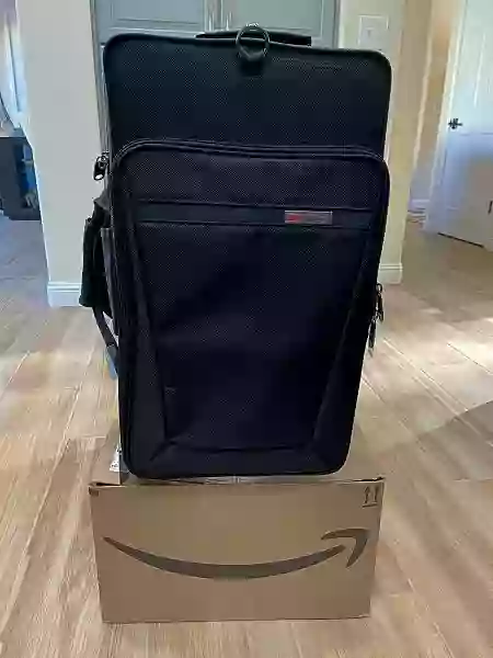 ProTec Pro Pac Case front view sitting on the Amazon box it came in.